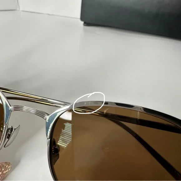 NEW Saint Laurent SL 148 T 003 Silver Classic Sunglasses w Case SAINT LAURENT Silver Mirror Lens 60-145MM Unisex Sunglasses  main image 4